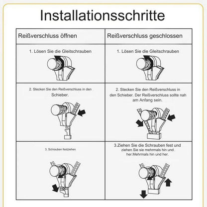 Abnehmbarer Reißverschlusszug (6 Stk.)