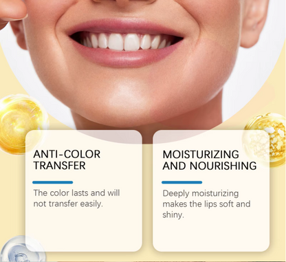 Transferfester Lippenstift mit Farbwechsel